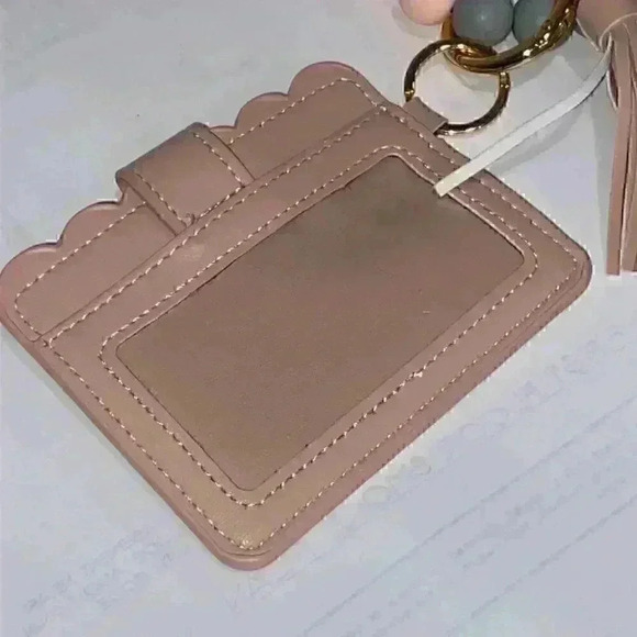 Wristlet Keychain Beaded Bracelet Tassel Card holder - Picture 4 of 4